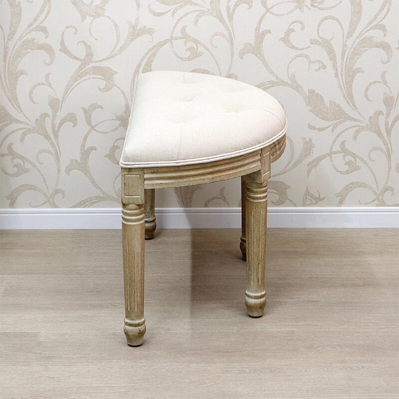 楽天市場】ポイント10倍SALEフレンチインテリア ハーフムーンスツール