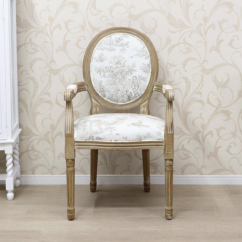 楽天市場】トワルドジュイ アームチェアフランス シャビー シャビー