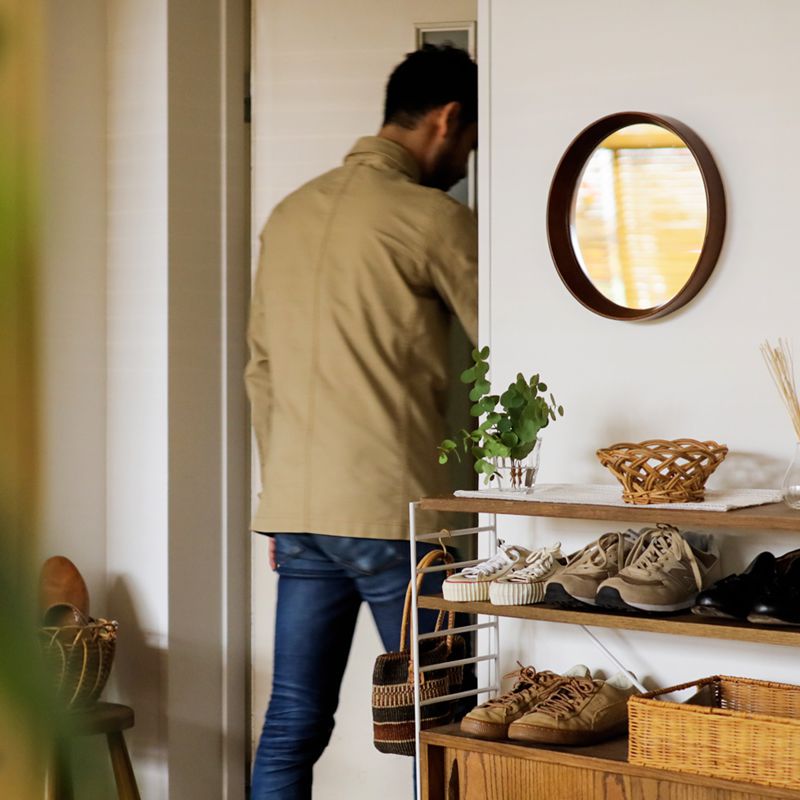 楽天市場】ミラー 鏡 壁掛け KURVE 卓上 北欧 ナチュラル ヴィンテージ