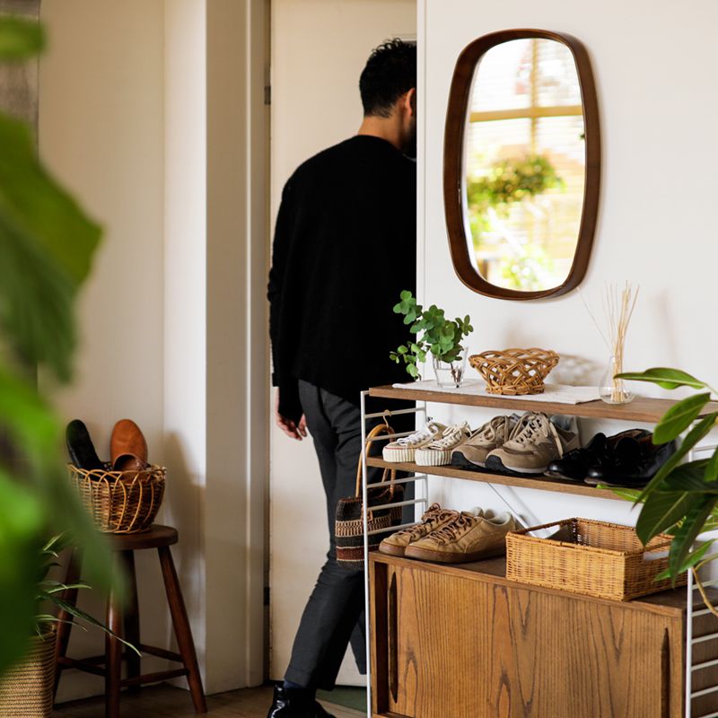 楽天市場】ミラー 鏡 壁掛け KURVE 卓上 北欧 ナチュラル ヴィンテージ