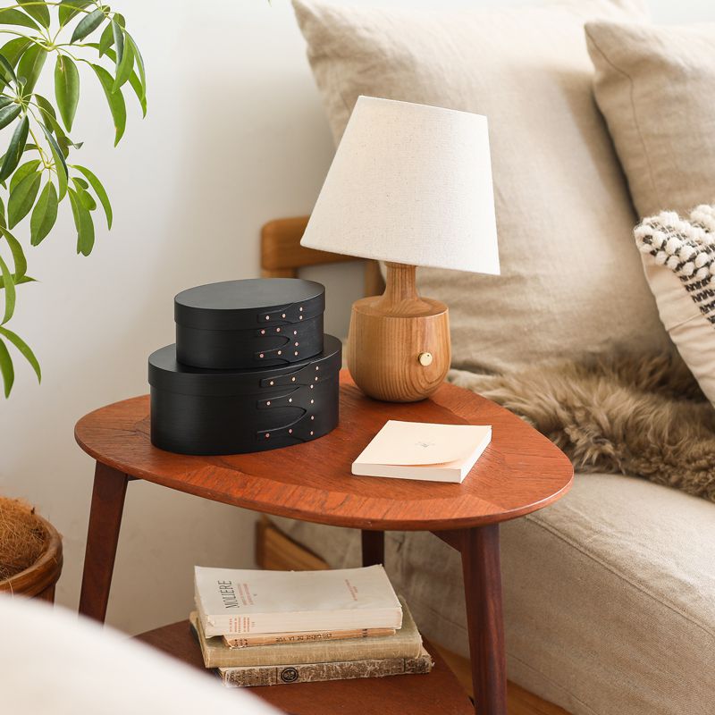 楽天市場】シェーカーボックス Lサイズ オーバル 楕円 収納 ボックス