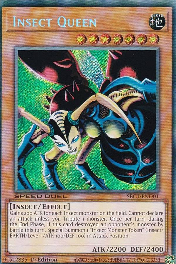 楽天市場】遊戯王 SBC1-END01 インセクト女王 Insect Queen (英語版