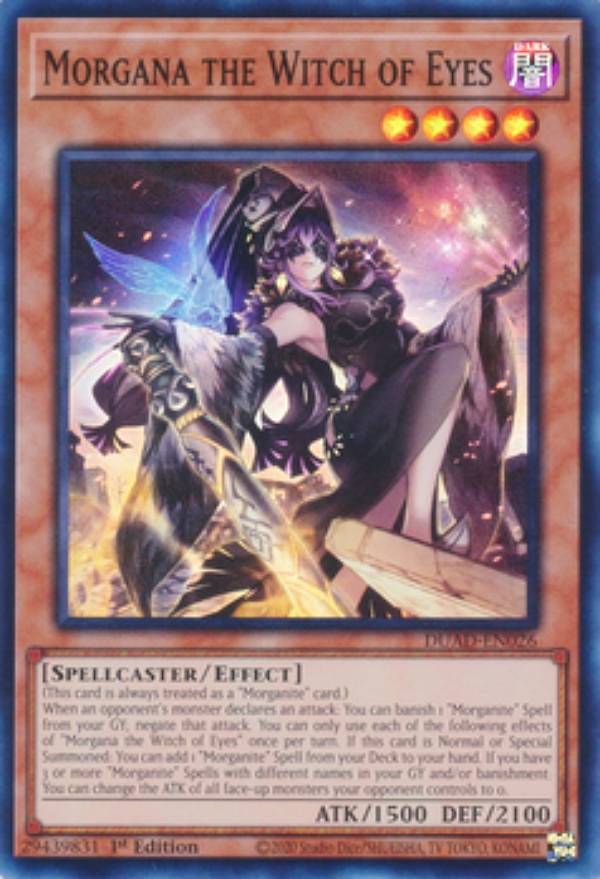 楽天市場】遊戯王 DUAD-EN026 瞳の魔女モルガナ Morgana the Witch of