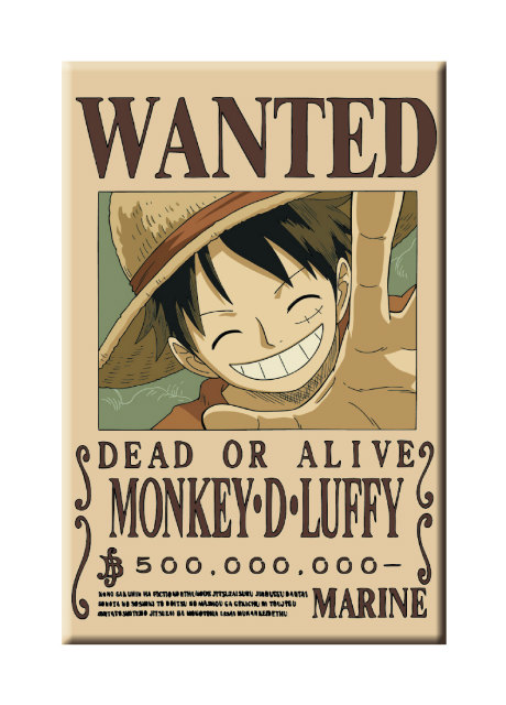 楽天市場】【モンキー・D・ルフィ】ワンピース 手配書缶バッジ