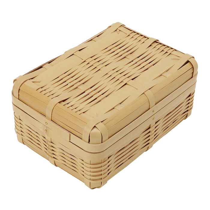 楽天市場】【お弁当箱 かご】【鹿児島県/創作竹芸とみなが】竹製 白竹