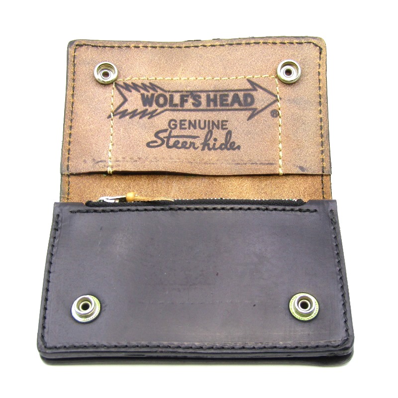 楽天市場】【中古】WOLF'S HEAD ウルフズヘッド 二つ折り財布 スター