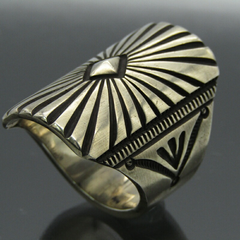 楽天市場】【中古】美品 Herman Smith ナバホ族 リング スタンプワーク