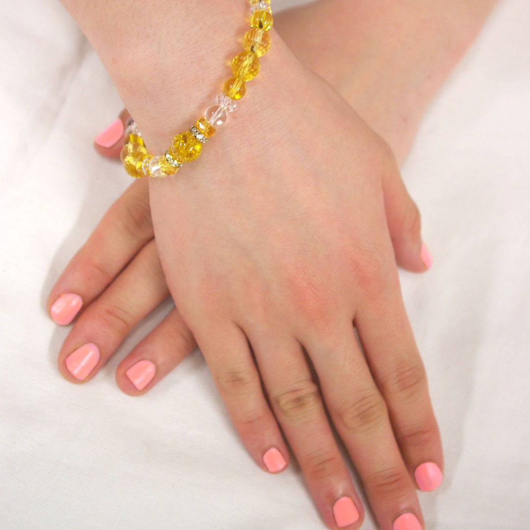 楽天市場】爆裂水晶ブレスレット / 水晶 天然石 パワーストーン