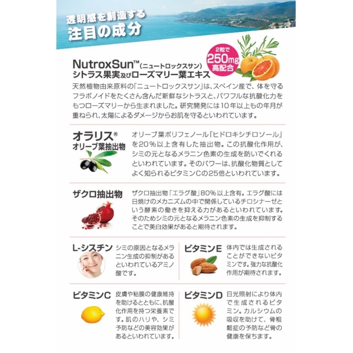 楽天市場】【ポイント5倍!】 ビーマックス ザサン BEMAX UV サプリ