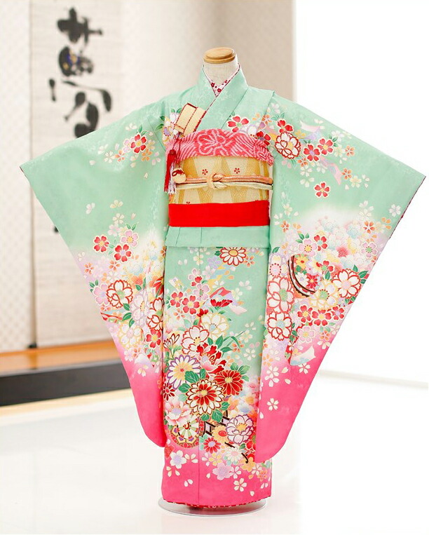楽天市場】七五三 着物レンタル 7歳 女の子 j7132 フルセット 七五三