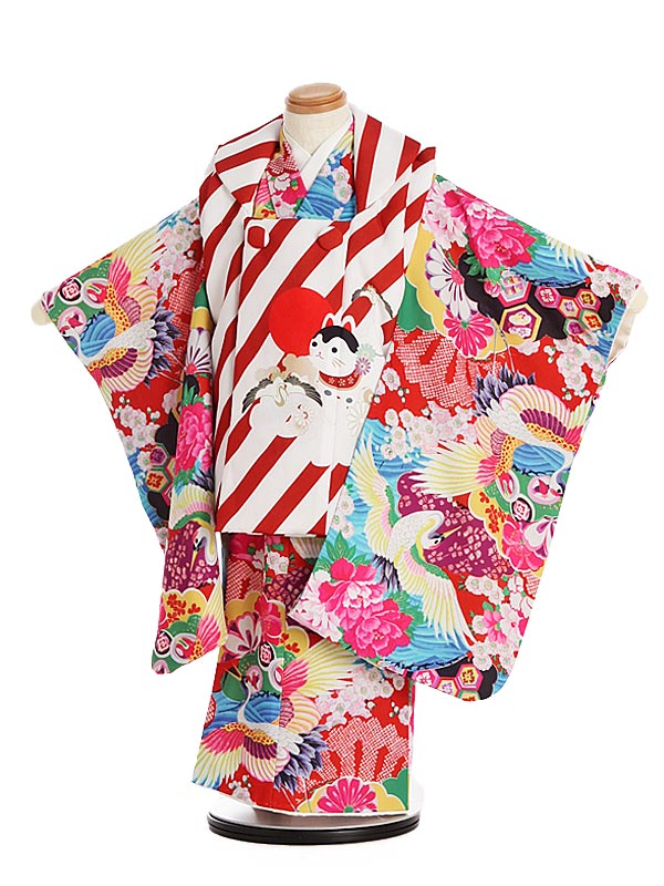 楽天市場】七五三 着物 3歳 レンタル 753 3歳 女の子 フルセット ( 三