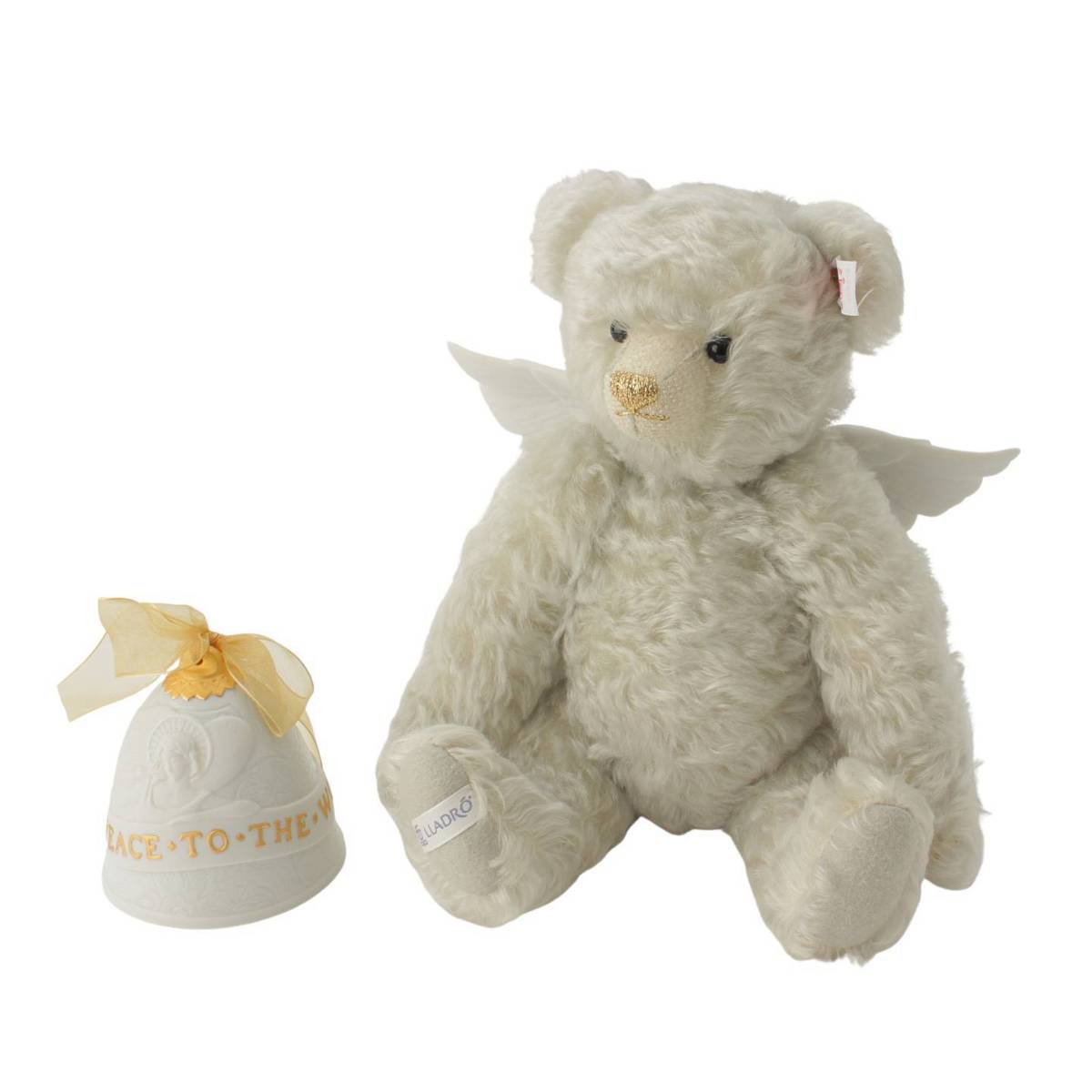 楽天市場】【シュタイフ】Steiff リヤドロ エンジェル テディベア 陶器