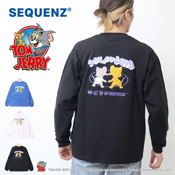 楽天市場】SEQUENZ トムとジェリー ジェリー＆タフィ 長袖Tシャツ