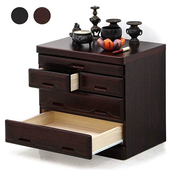 楽天市場】仏壇 置き台 下 仏壇台 チェスト 幅60cm 4段 仏壇下台 ミニ