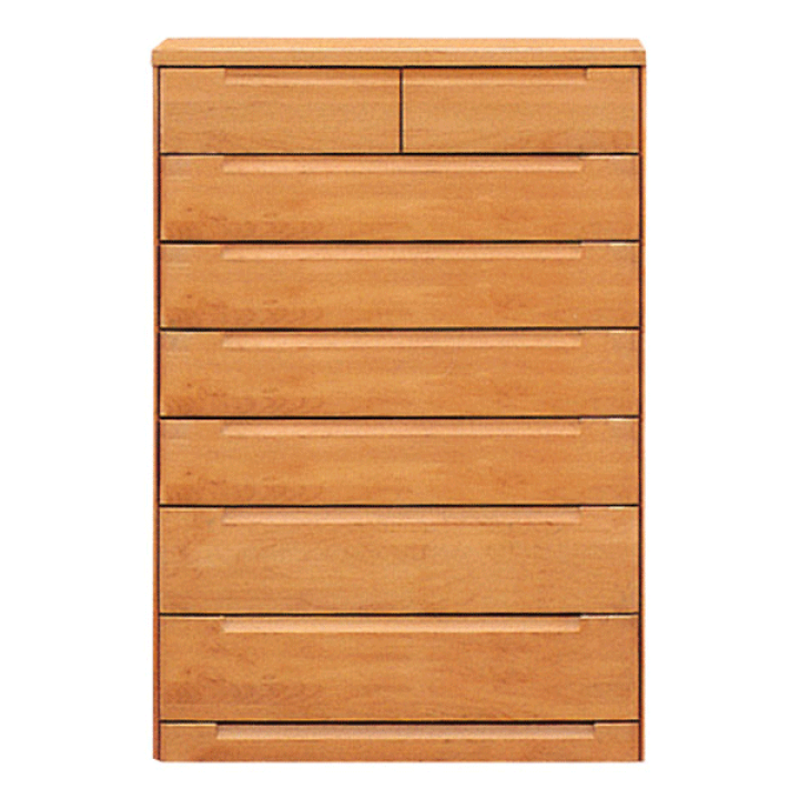 楽天市場】タンス 大容量 幅105cm 7段 ハイチェスト アルダー無垢材