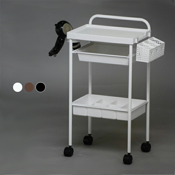楽天市場】ワゴン キャスター付き 3段 サロン 美容室 ネイル 東洋理研
