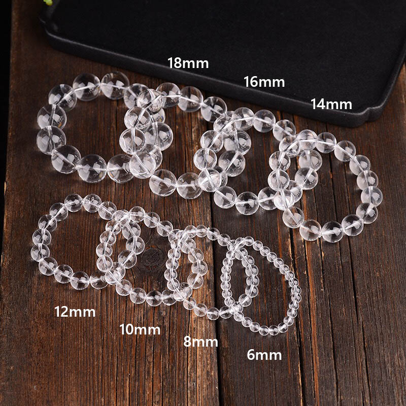 楽天市場】天然保証！水晶ブレスレット内径13cm～24cm 天然石卸専門 5A