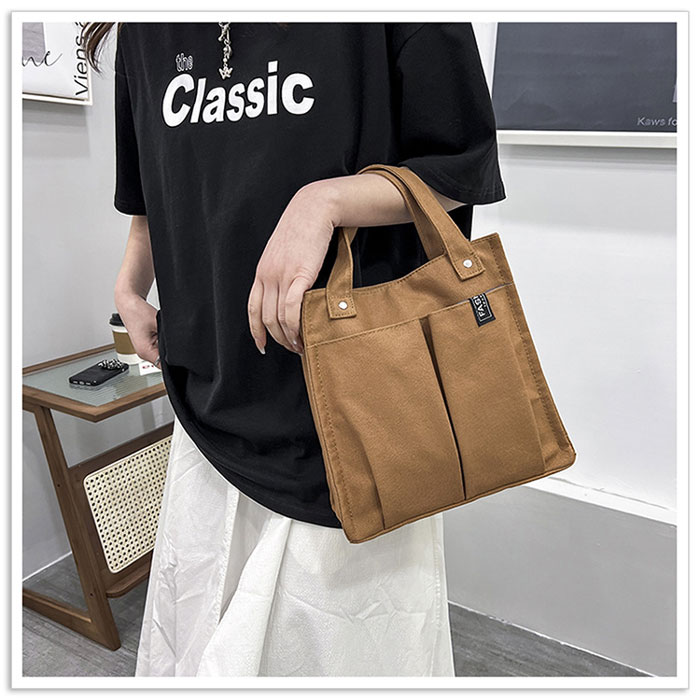 楽天市場】ミニトートバッグ ランチバッグ キャンバス 帆布 トート