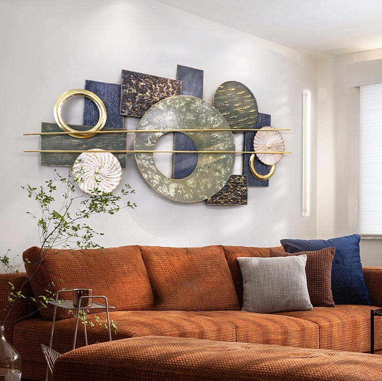 楽天市場】A002187WD109金属工芸品 アイアン 壁掛け 北欧調 高級感壁