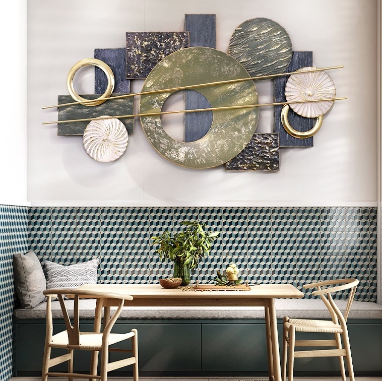 楽天市場】A002187WD109金属工芸品 アイアン 壁掛け 北欧調 高級感壁