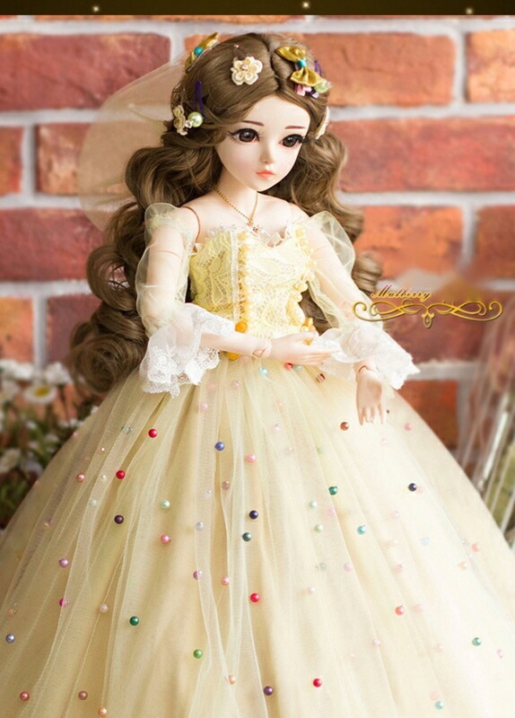 楽天市場】A059711プリンセスドール 60cm フランス人形本体 メイク