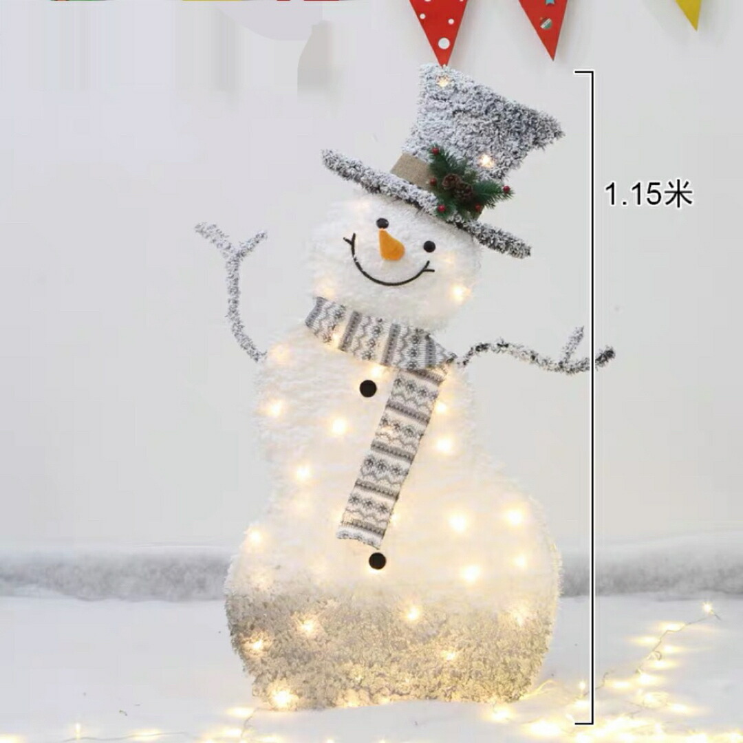 楽天市場】A031211雪だるま スノーマン モチーフライトクリスマス