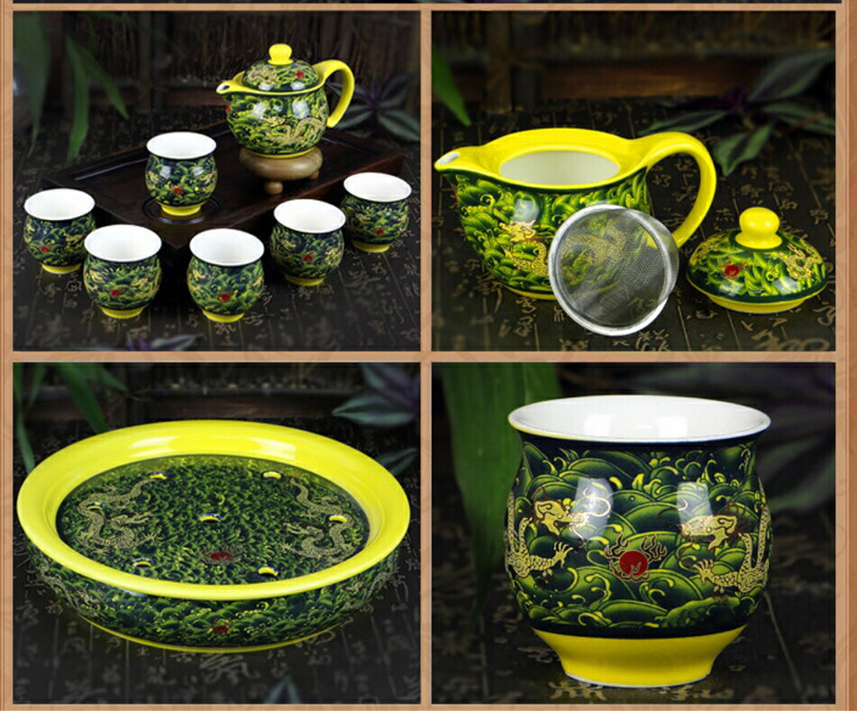 楽天市場】A062182茶器セット お茶 中国茶道具 陶器 急須 湯呑み 工夫