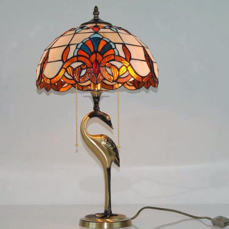楽天市場】A012210ステンドグラスランプ 卓上スタンド 豪華テーブル