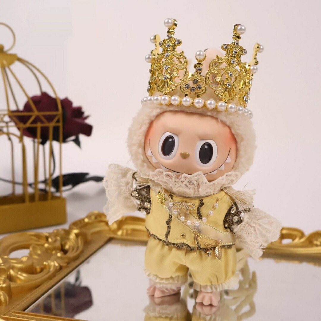 楽天市場】A066093新品5点セット labubu王子様ラブブぬいぐるみ服17cm