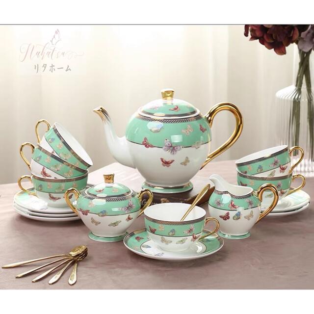 楽天市場】A005011ティー・コーヒーカップセット カップ＆ソーサー6客