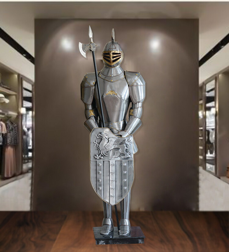 楽天市場】A002439中世ヨーロッパ 騎士道 人気インテリア中世風甲冑鎧