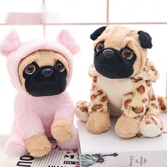 楽天市場】A015345パグちゃんぬいぐるみ 選べる7種類 羊 獅子 豹 豚 兎