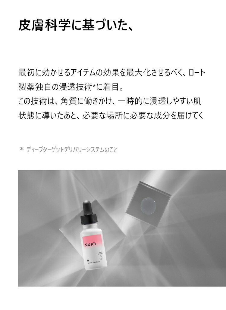 楽天市場】SKIO VB リンクルクリアセラム ロート製薬 公式 医薬部外品