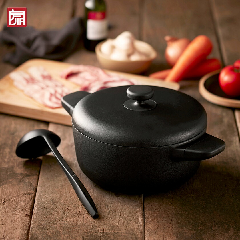 楽天市場】両手鍋 24cm 深型 深澤直人デザイン おしゃれ 多層