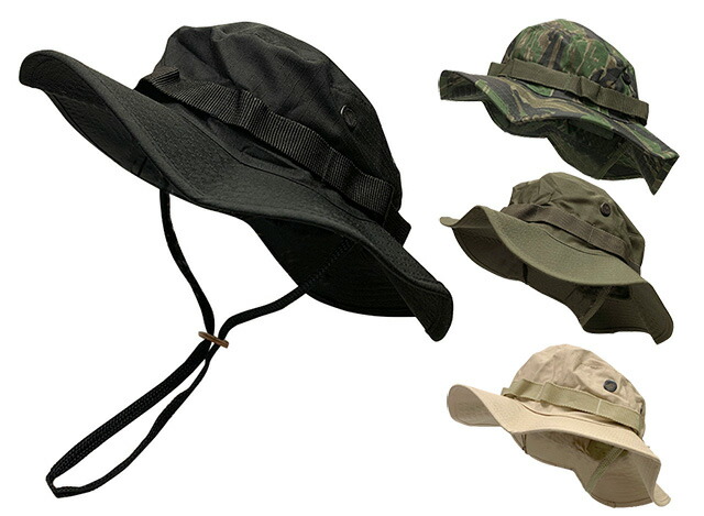 楽天市場】米軍タイプ ジャングル ハット アメリカ軍 ブーニーハット