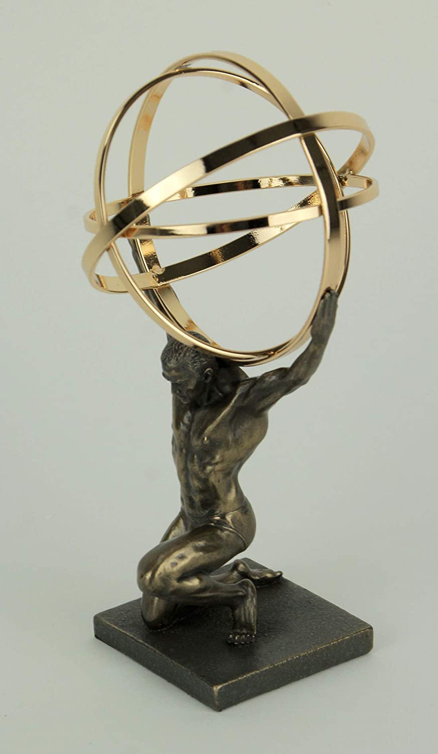 楽天市場】アールデコ 天球を運ぶアトラス彫像 レジン製 ブロンズ風