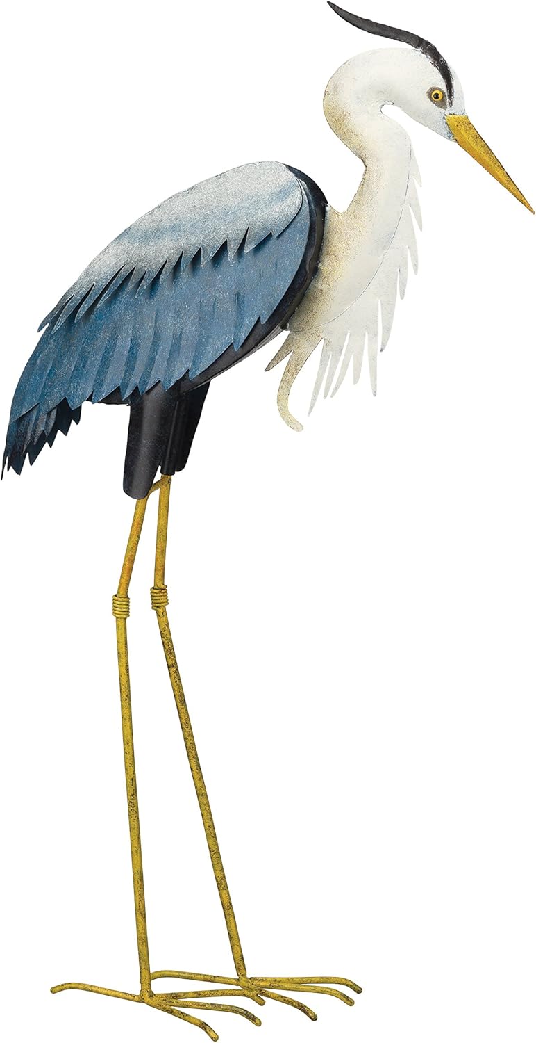 楽天市場】パティオ ガーデン用 立っているアオサギ（青鷺）小型 金属