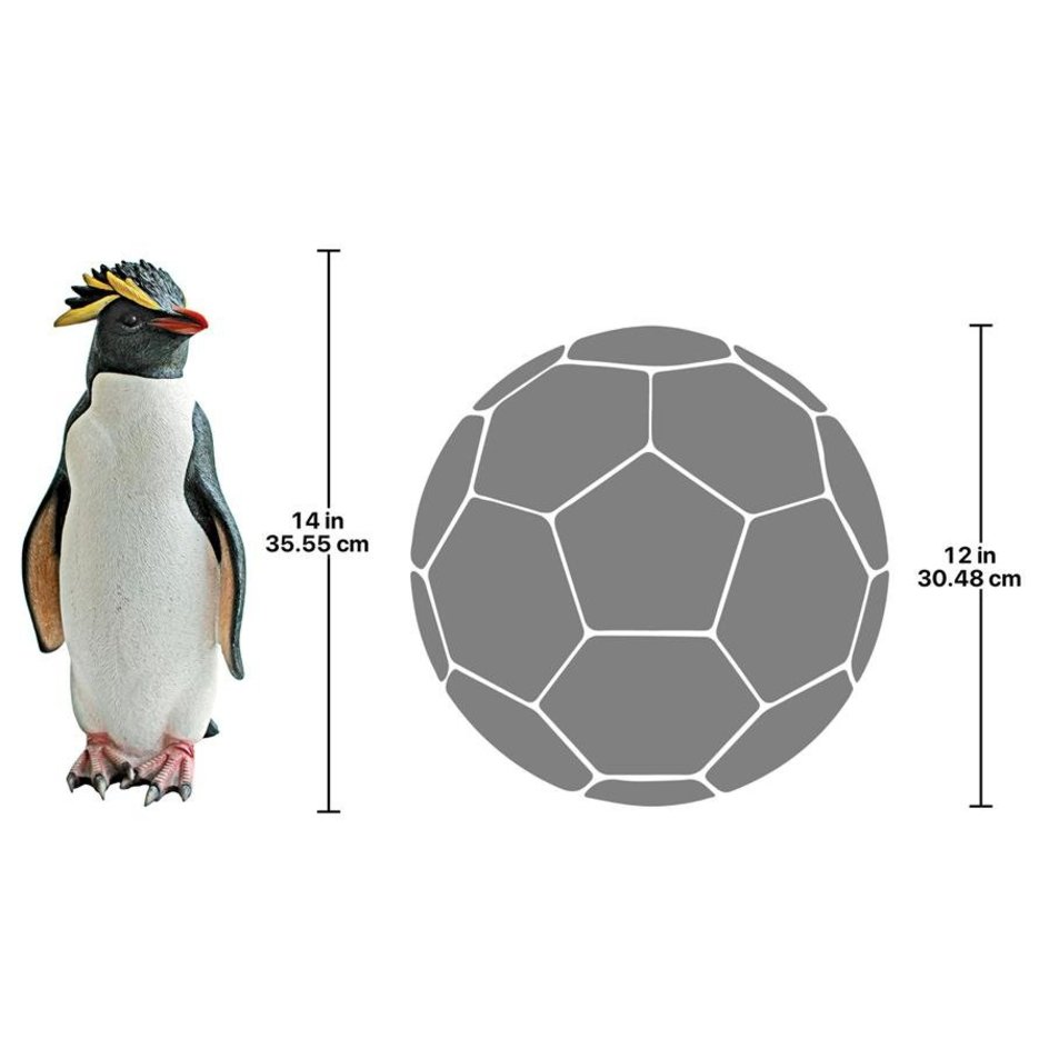 楽天市場】西洋動物彫刻 ロックホッパー イワトビ ペンギンの像 多色