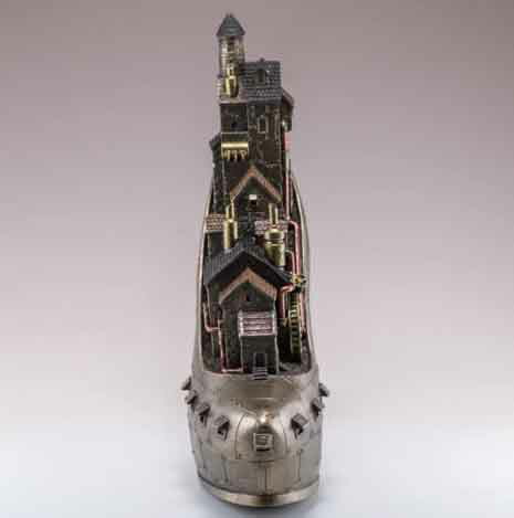 ▽廃番▽ KARE カレ スチームパンク スティレットヒール 鉄の都市超