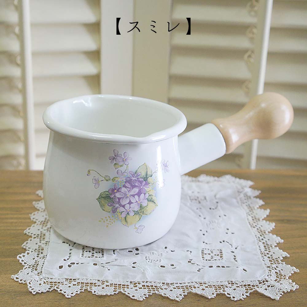 楽天市場】プチミルクパン ホーロー 琺瑯 550ml 薔薇 ローズ イマン