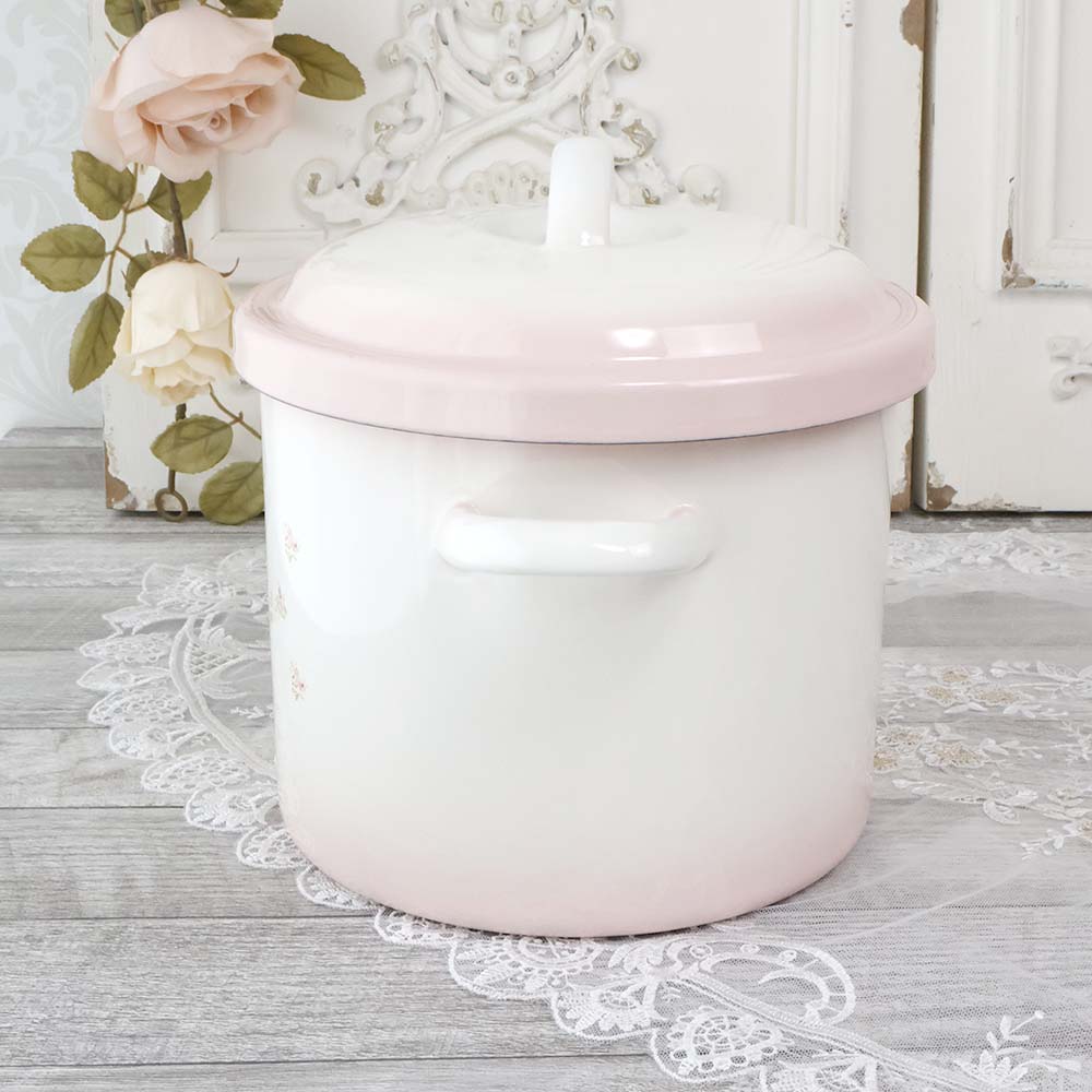 楽天市場】イマン ローズバスケット ライス缶 ライスストッカー 米びつ