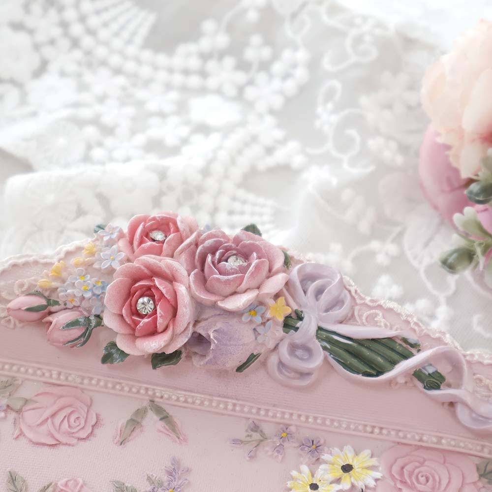 楽天市場】トレー 薔薇のブーケ 薔薇 雑貨 机上 整理 姫系 インテリア