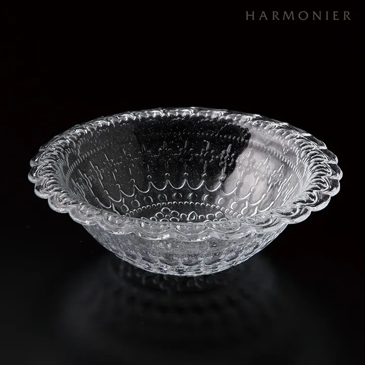 楽天市場】クリアレースボウル 17cm サラダボウル 食器 エレガント