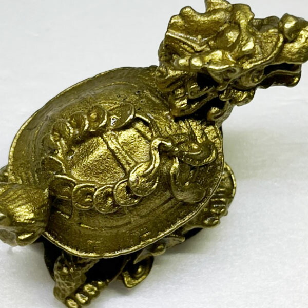 楽天市場】銅製 龍亀 特小 5cm【送料無料】（沖縄別途700円） ｜龍亀