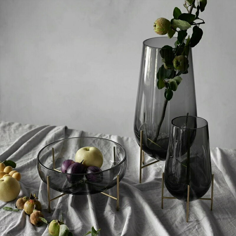 楽天市場】イシャスベース 花瓶 スモーク M【正規販売店】Audo