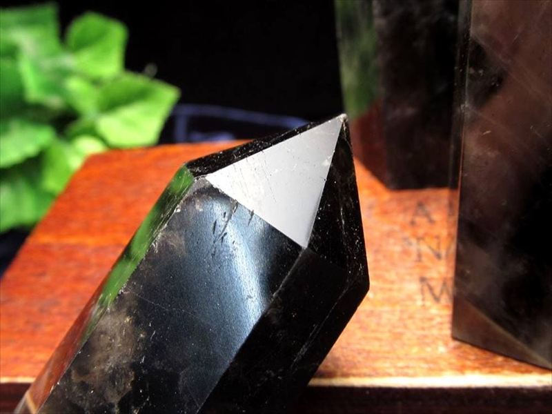 楽天市場】○4A【黒水晶 モリオン ポイント】重さ 50g-60g まとめて