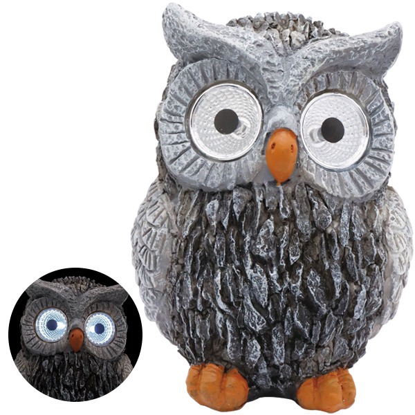 楽天市場】【本日ポイント5倍!】ソーラー充電式 ふくろうライト 自動