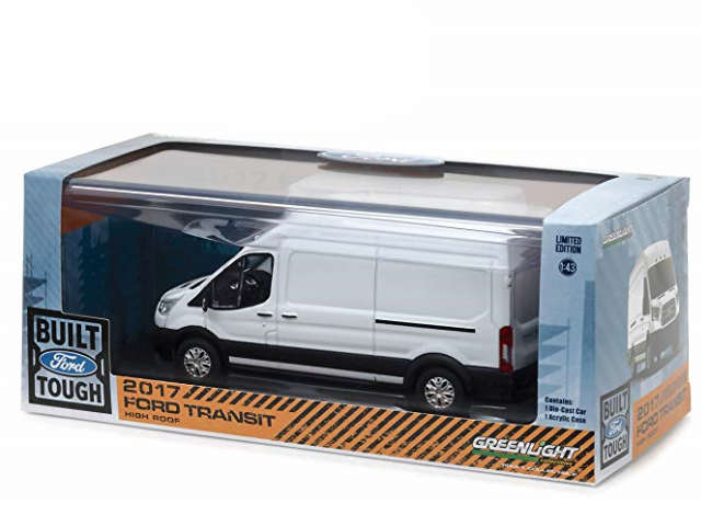 楽天市場】GREENLIGHT 2017 Ford Transit LWB High Roof Van in Oxford