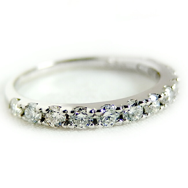 楽天市場】ダイヤモンド リング ハーフエタニティ 0.5ct プラチナ