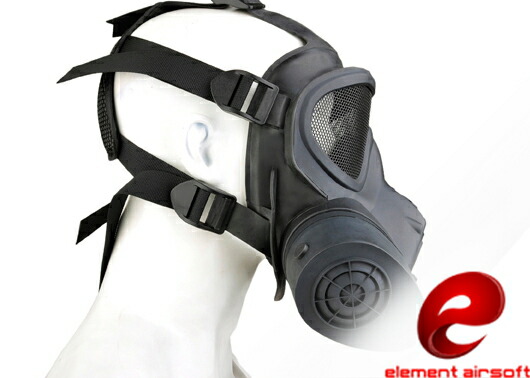 楽天市場】WADSN SCOTT GSRタイプ ガスマスク BK(クリアー/メッシュ